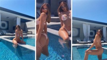 Kylie Jenner Bikini Thong Nude Leaked
