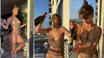 Amanda Cerny Leaked Nude Onlyfans New year Celebration Video