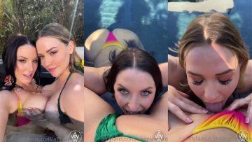 Angela White Pool GG With Mia Malkova Video Leaked