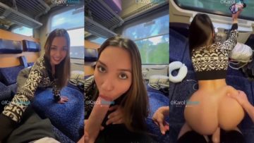 Karol Rosado Getting Fucked On The Train Sextape Video Leaked